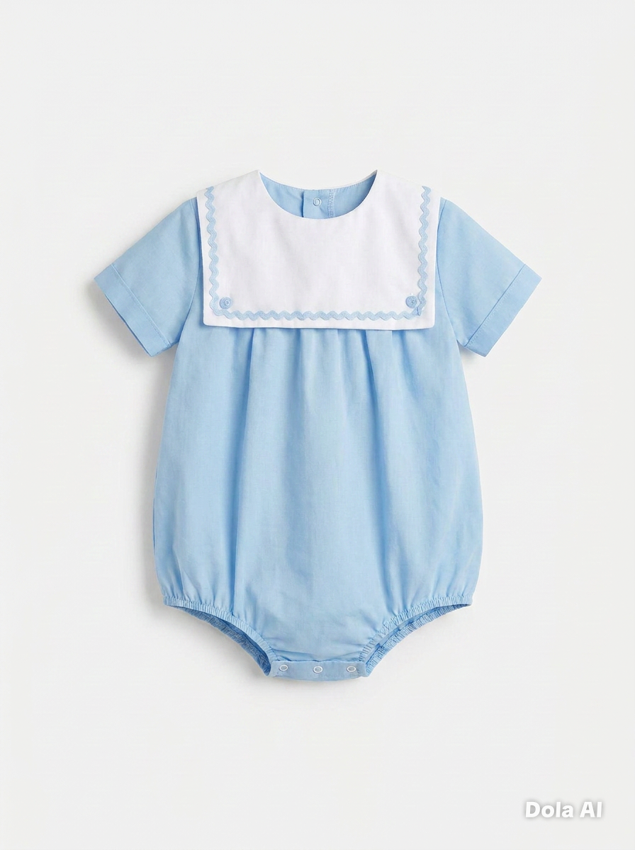 Boys Blue Spanish Romper