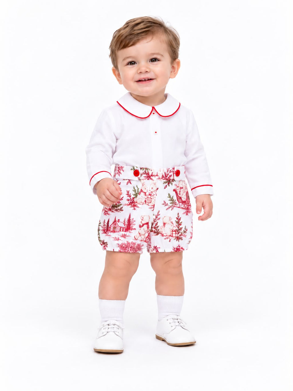 Boys Spanish Christmas set shorts & shirt
