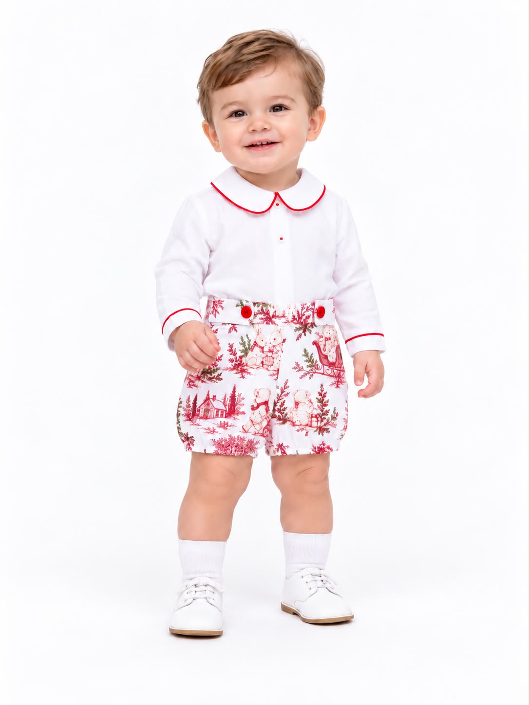 Boys Spanish Christmas set shorts & shirt