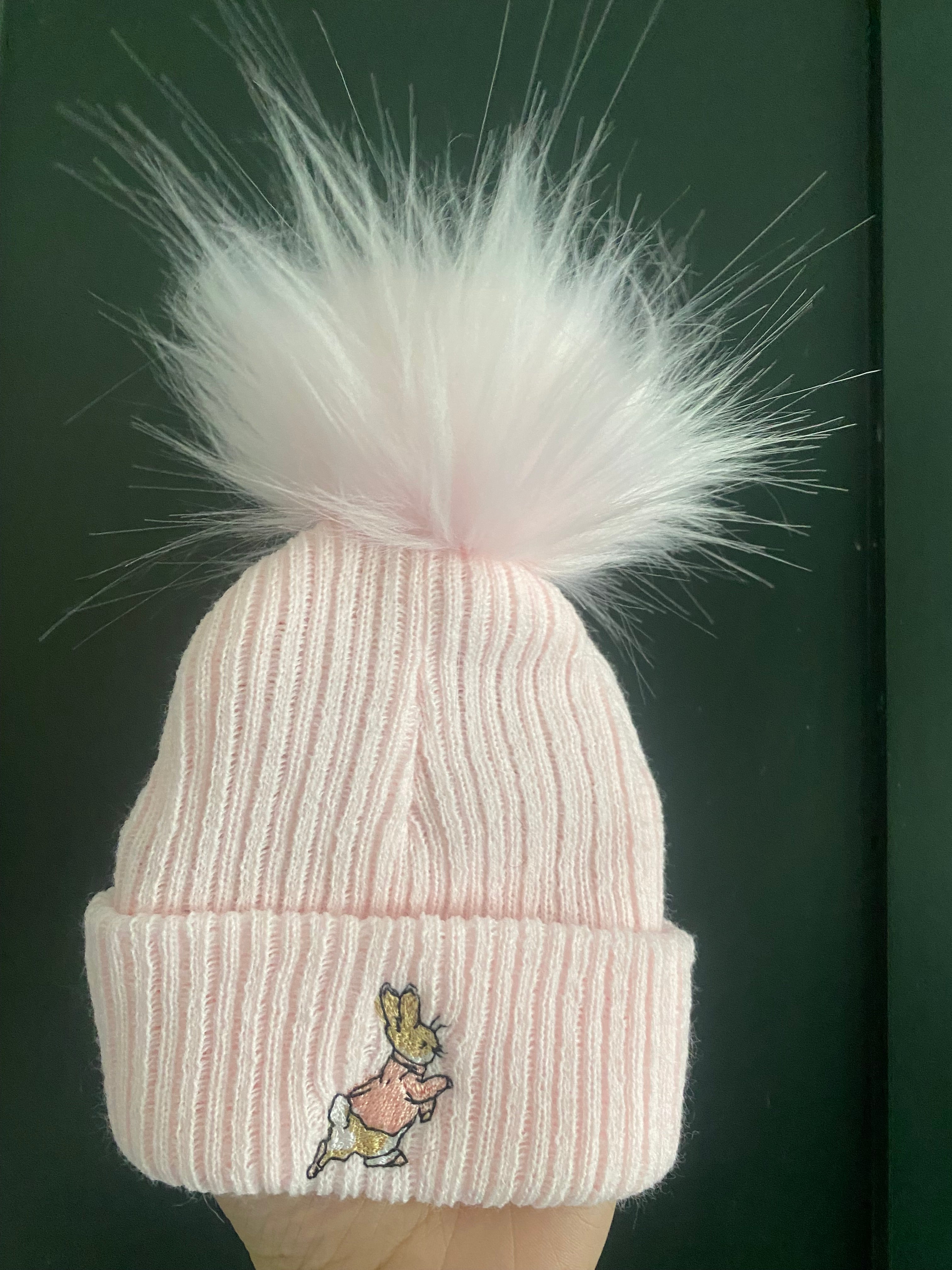 Pom Rabbit Hat