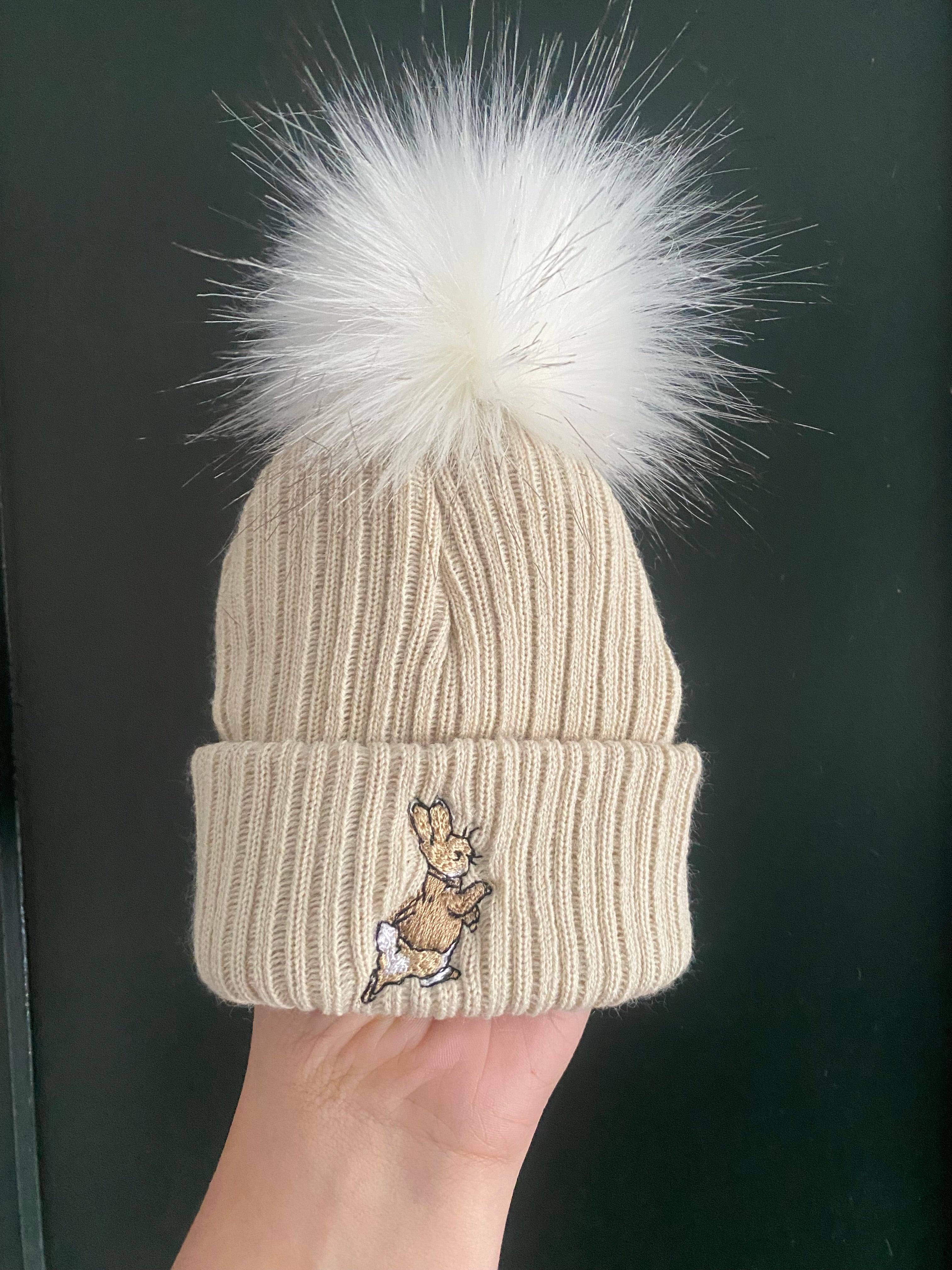 Pom Rabbit Hat