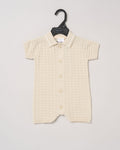 Boys Waffle True Knit Romper