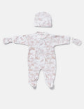Unisex Beige Safari Babygrow