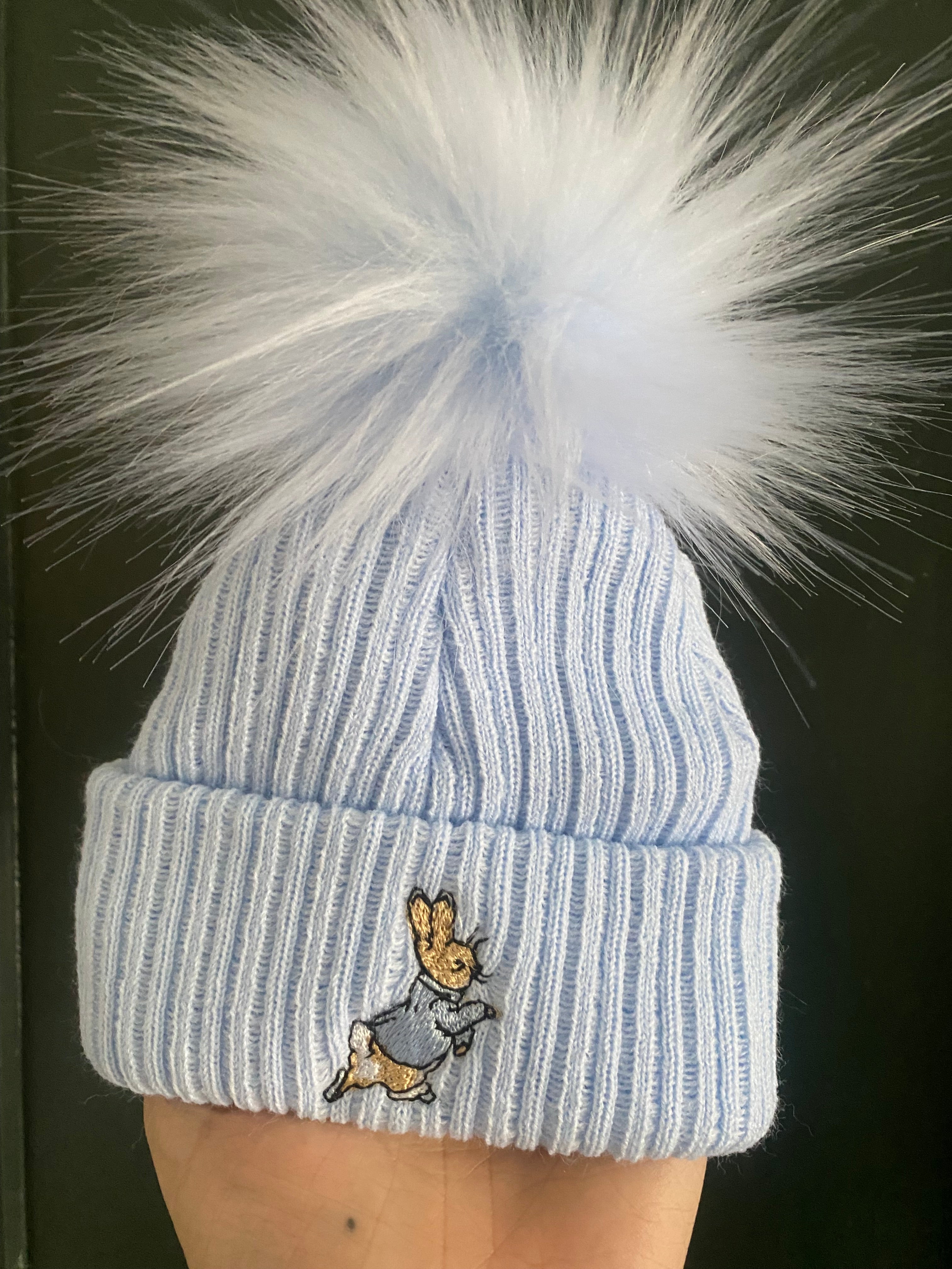 Pom Rabbit Hat