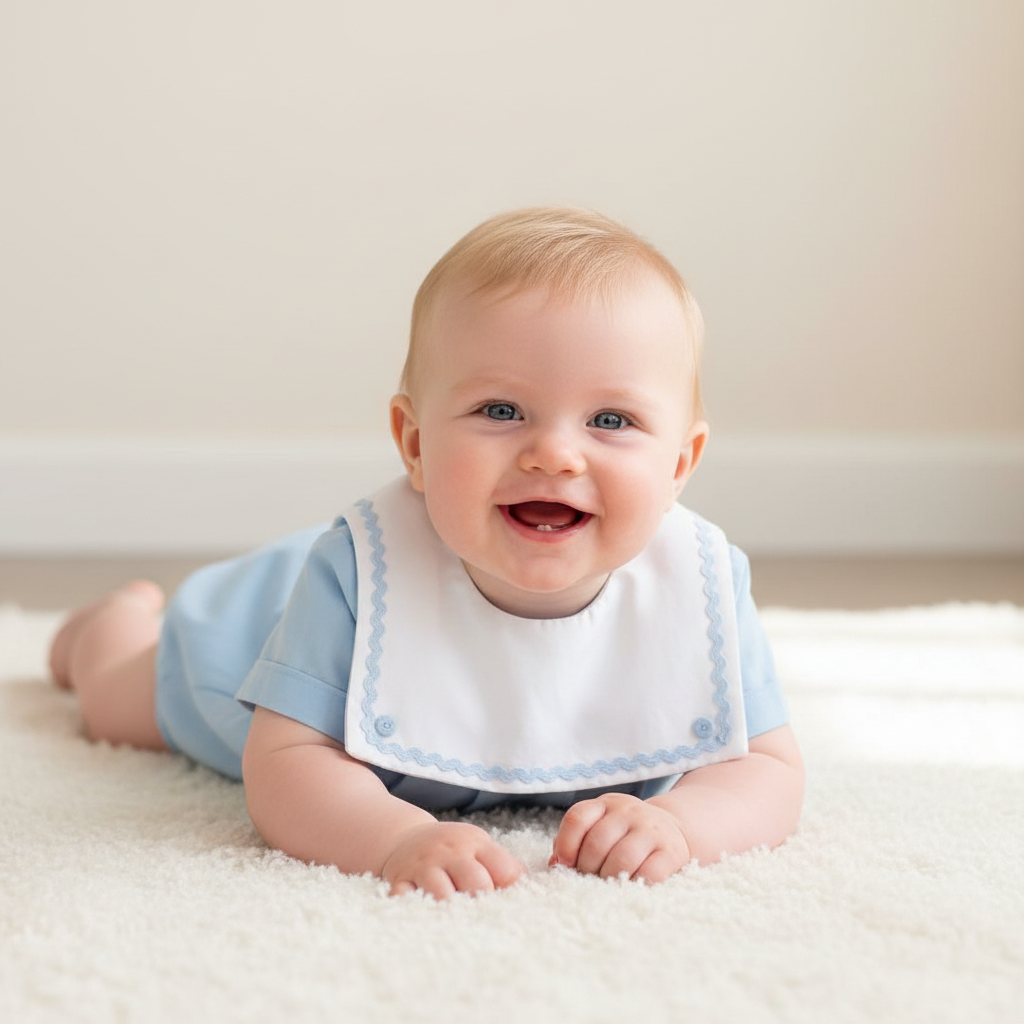 Boys Blue Spanish Romper