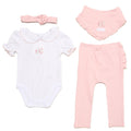 Baby Girls Floral 4-Piece Legging Set