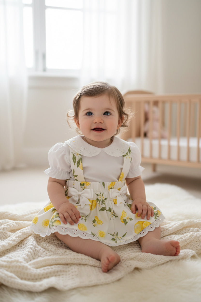 Lemon Peplum Dress