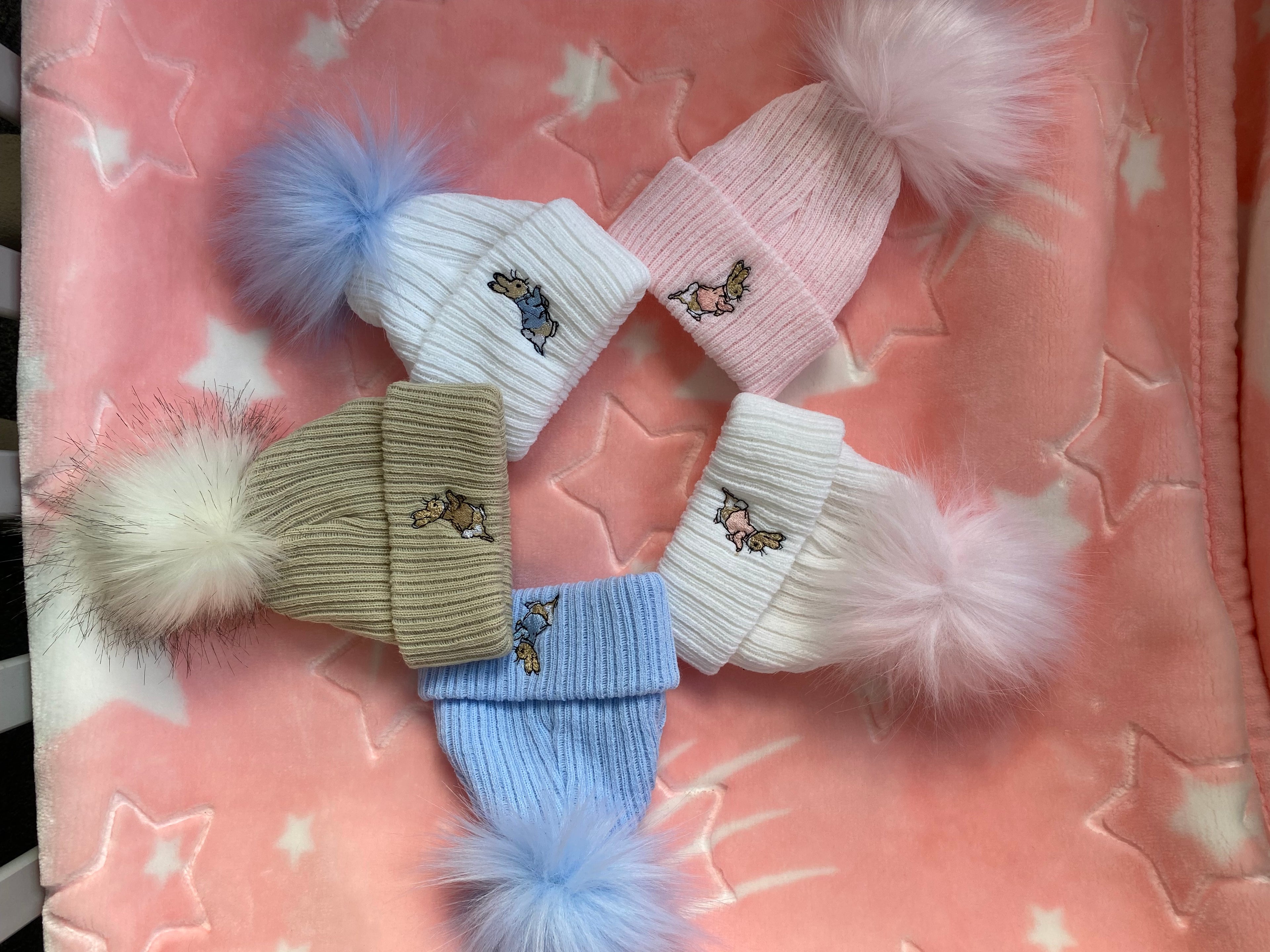 Pom Rabbit Hat