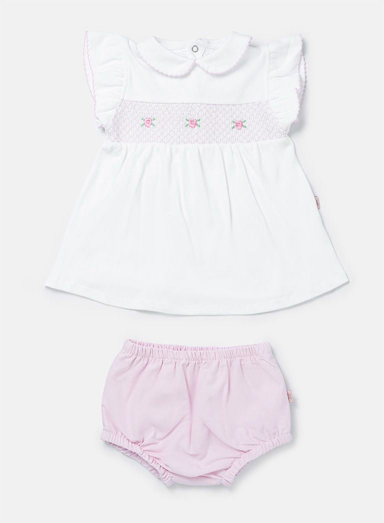 Girls Smocked Top & Jam Pants Set