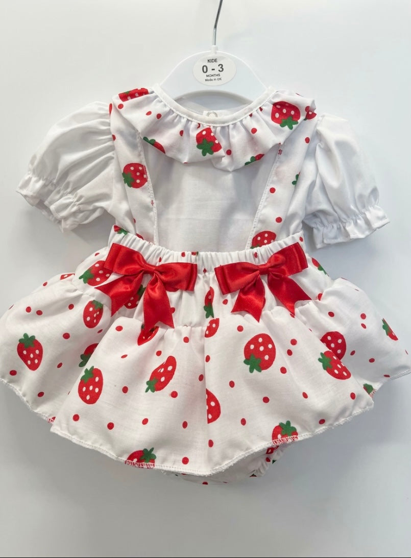 Strawberry Peplum Dress