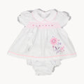 Baby Girls Floral Embroidery Dress Set