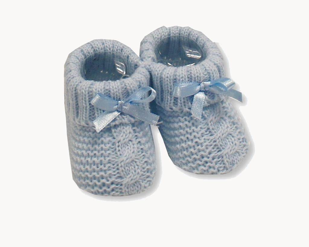 Blue Baby Booties