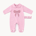 Bow Babygrow & Headband Set