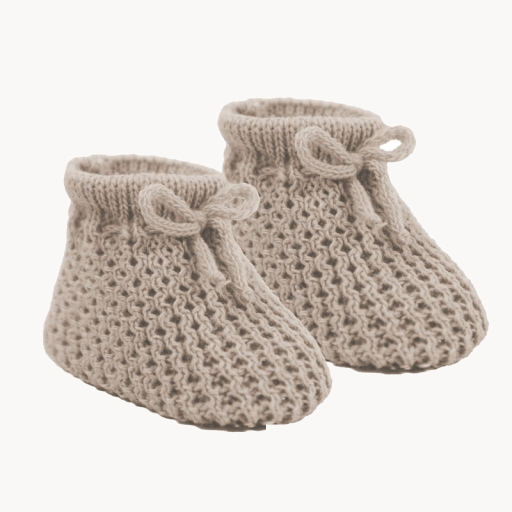 Coffee Baby Booties