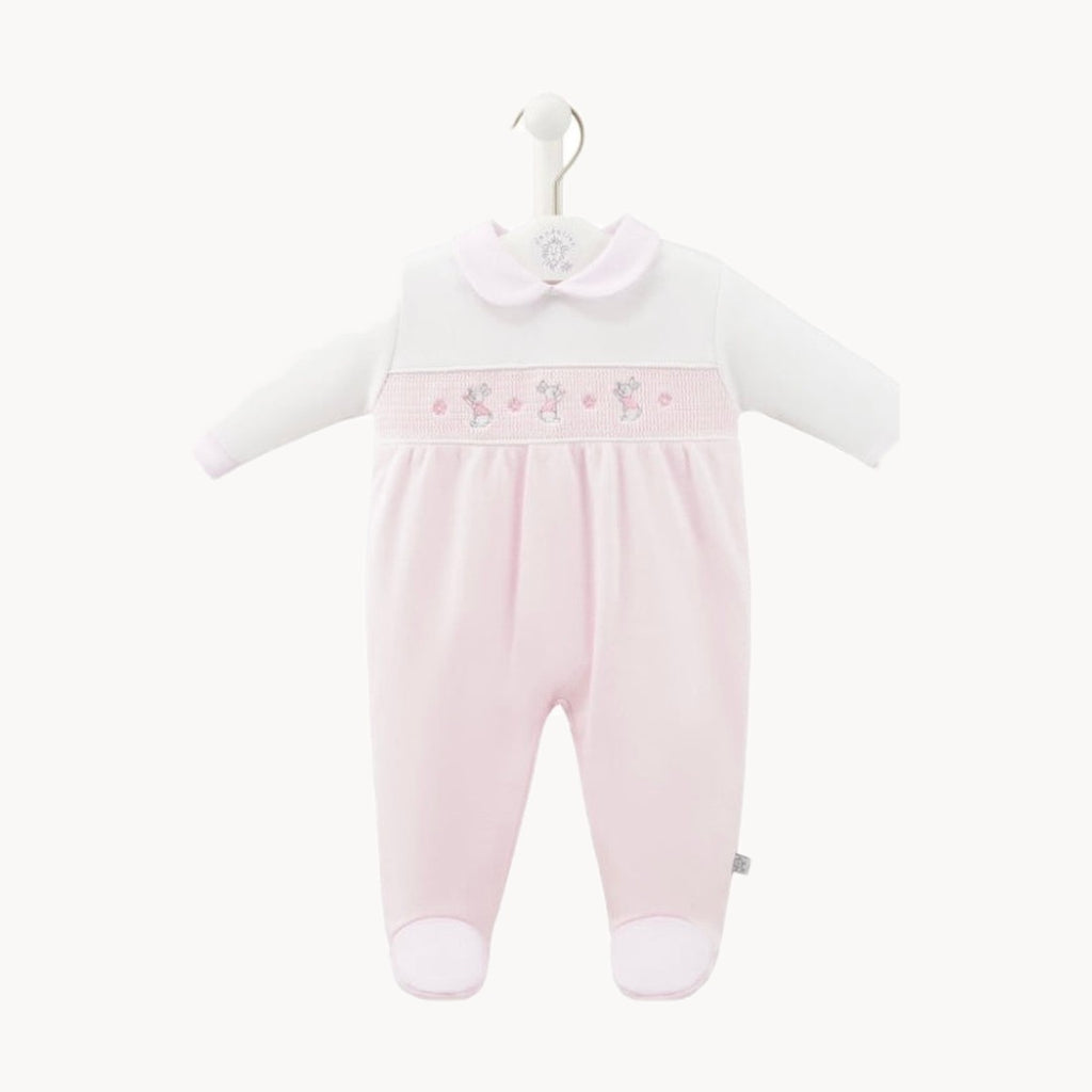 Dandelion Pink Bunny & Star Babygrow