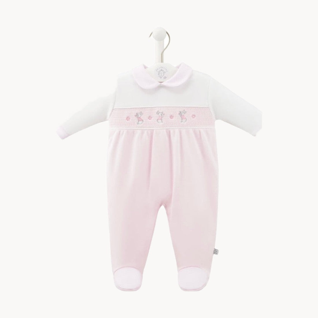 Dandelion Pink Bunny & Star Babygrow