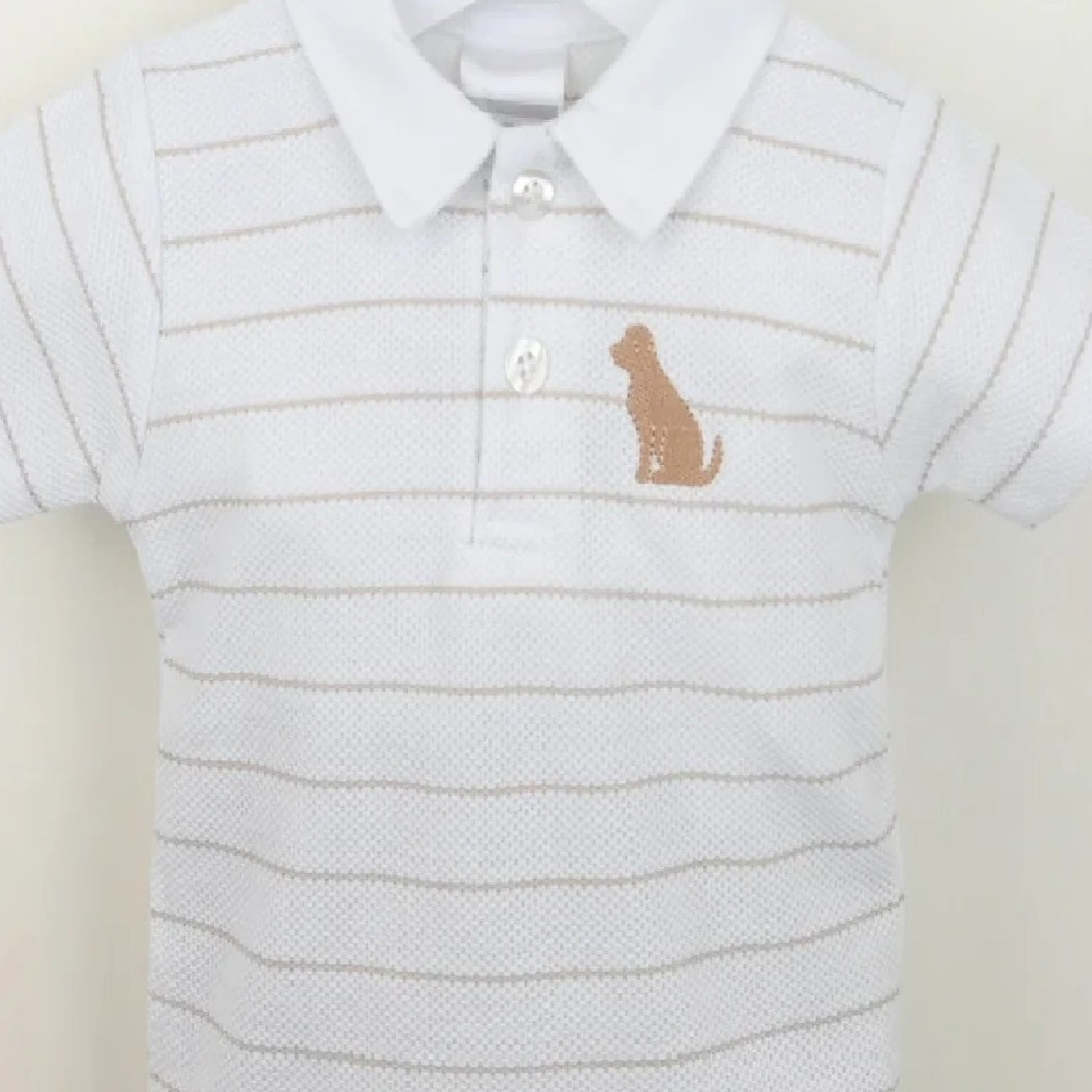 Detail zoom of stitching and fabric on the Pex Benji set