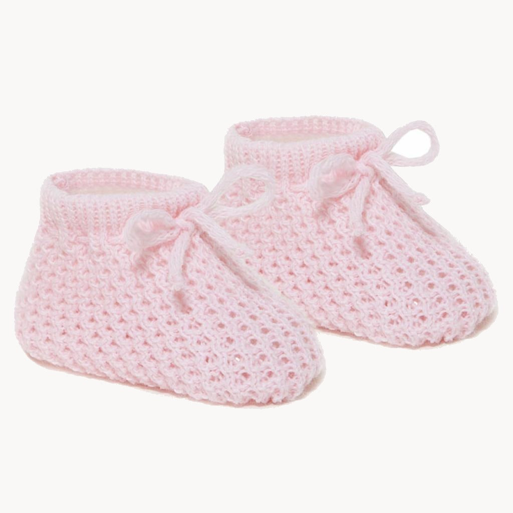 Pink Baby Booties